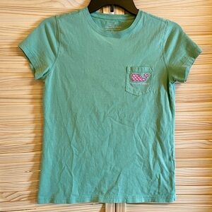 Vineyard Vines Mint Green Whale T-Shirt Size XS